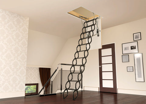 Fakro LST - Insulated Scissor Metal Attic Ladder