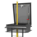 Babcock Davis Ladder Safety Post, Roof Hatch Safety Post, Ladder Post, Ladder safety post